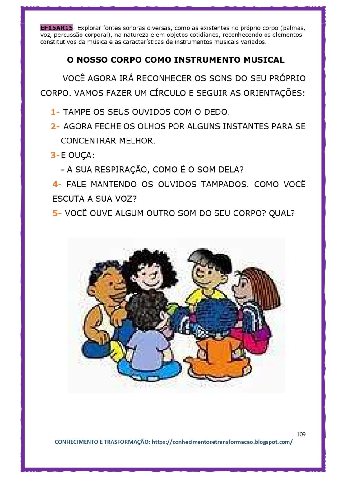 Atividade De Arte Para O 2º Ano - EDUCA