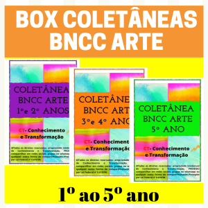 BOX COLETÂNEA BNCC ARTE 1º AO 5º ANO E FICHA BNCC PLANO DE AULA ARTE