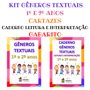 KIT GÊNEROS TEXTUAIS 1º E 2º ANOS