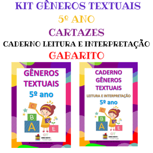 KIT GÊNEROS TEXTUAIS 5º ANO